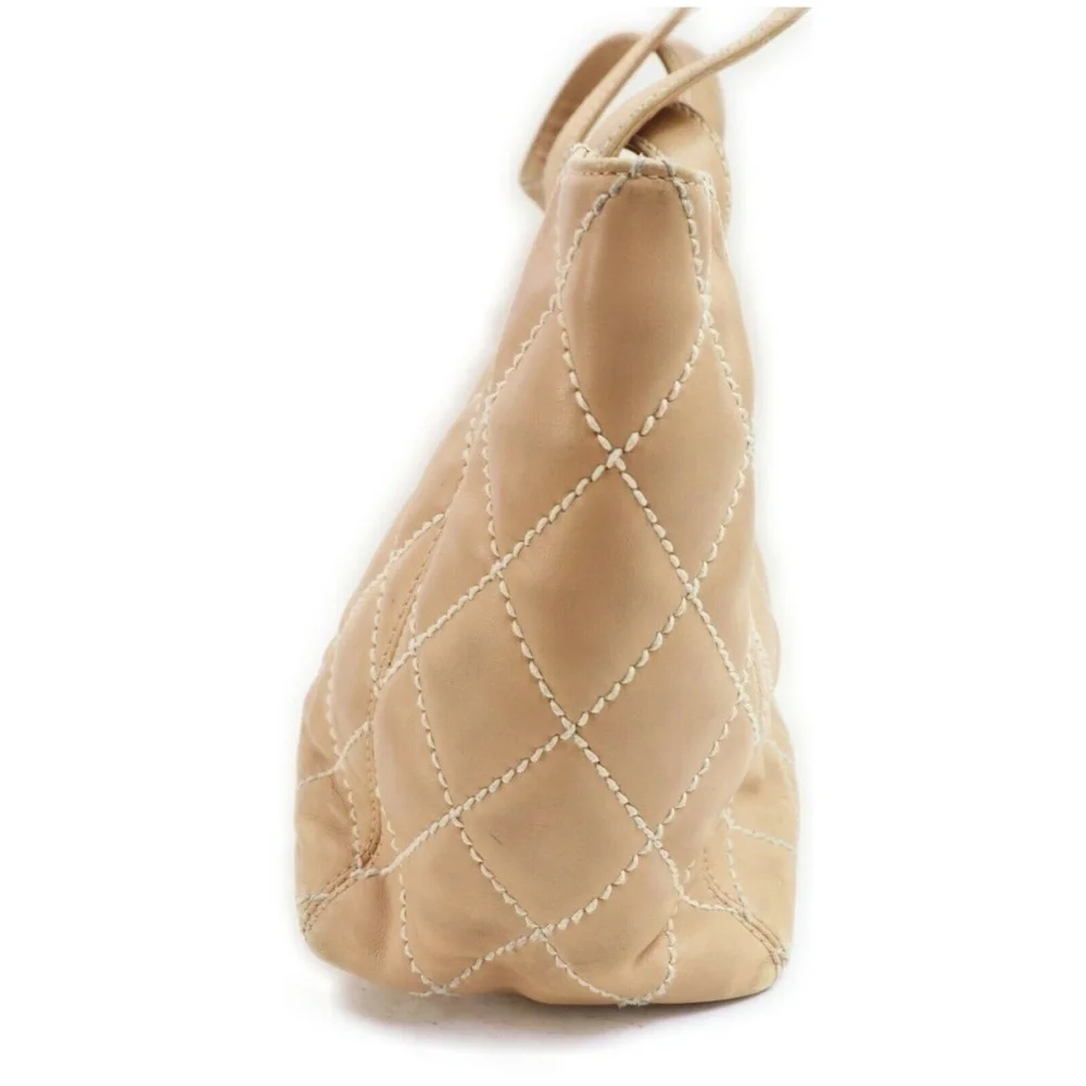 Chanel Wild Stitch Leather Tote